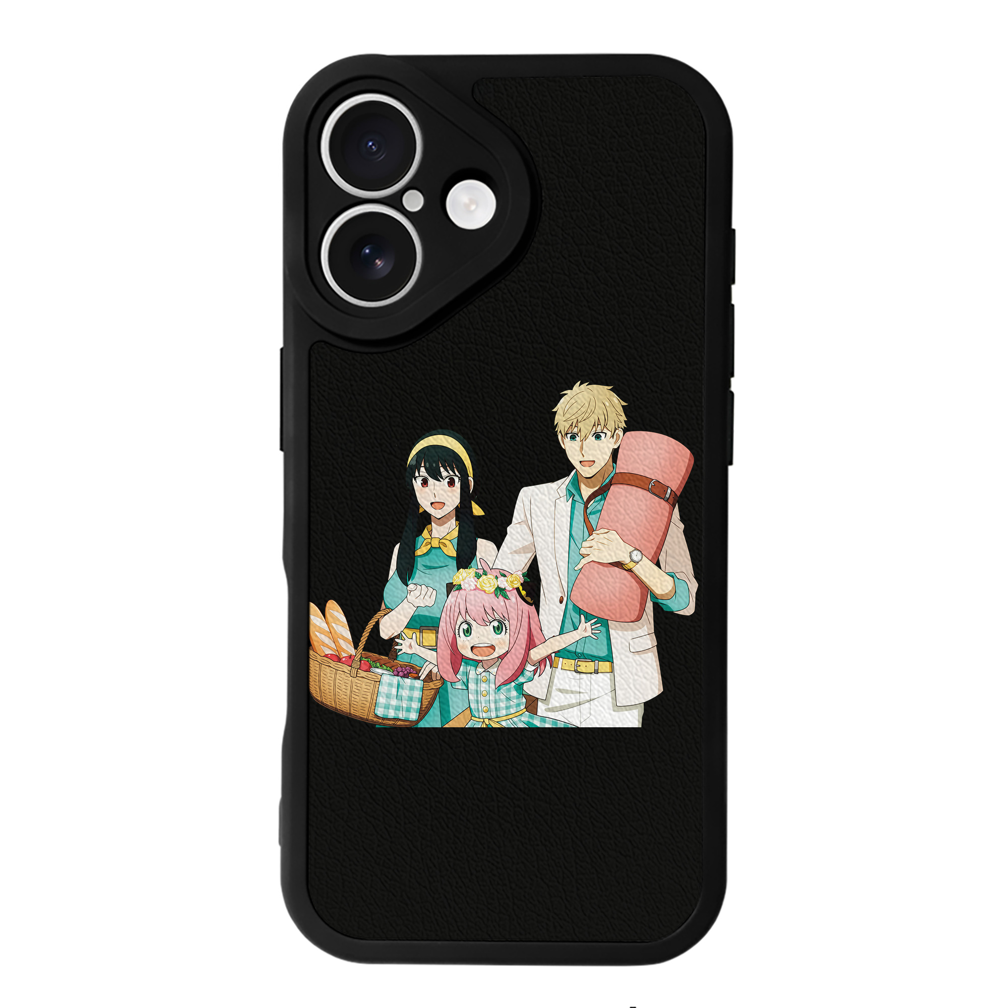 （画像用） SPY×FAMILY间谍家家酒 【iPhone 16シリーズ対応】シリコンスマホケース（レザー調） 材質：シリコン